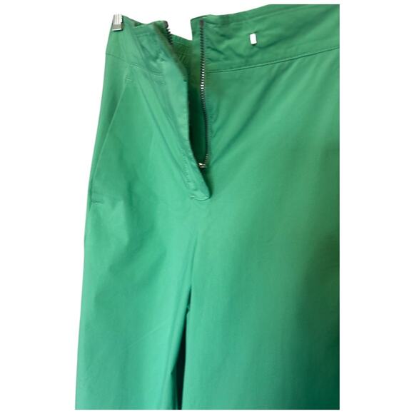 NWOT NIKE Collection High-waisted Wide-leg Woven Grass Green Pant Size Small - Picture 6 of 13